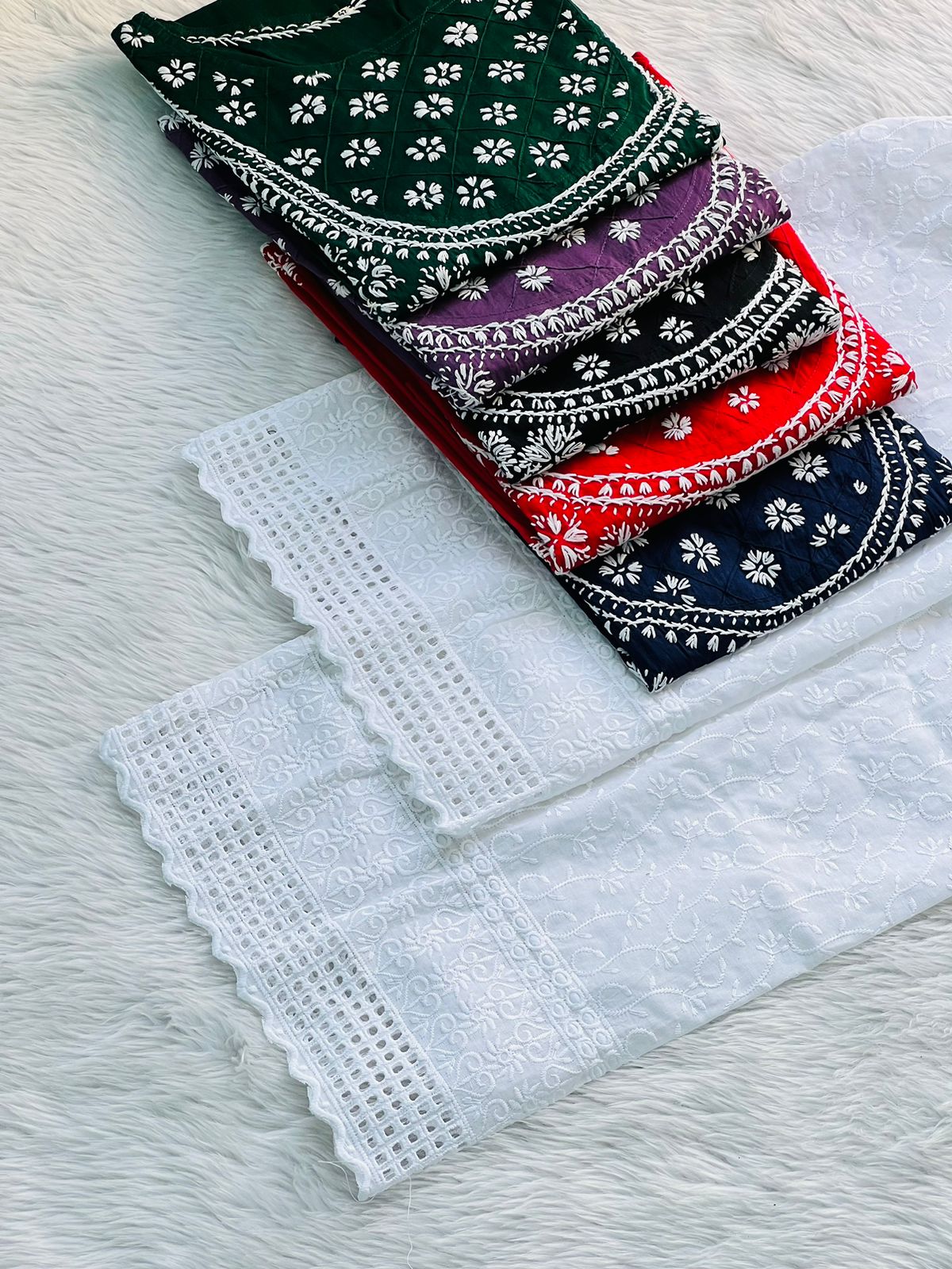 Saanjh Chikankari Kurta/Set