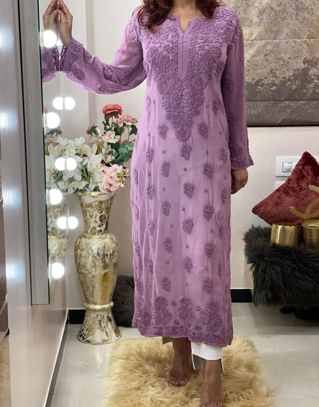 Preet Chikankari Kurta