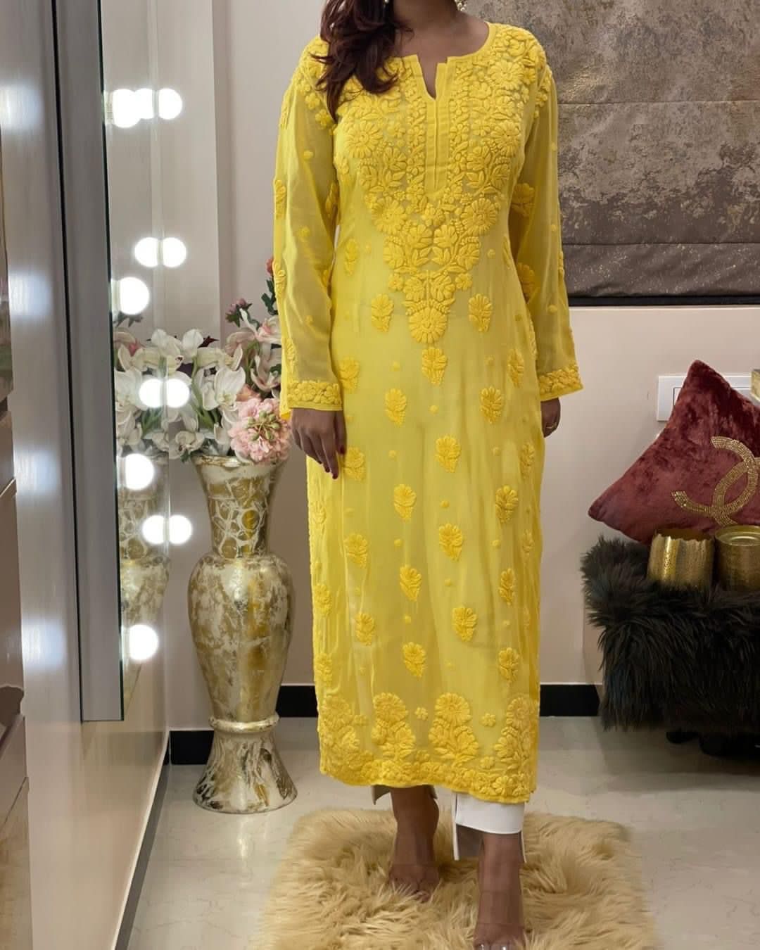 Preet Chikankari Kurta