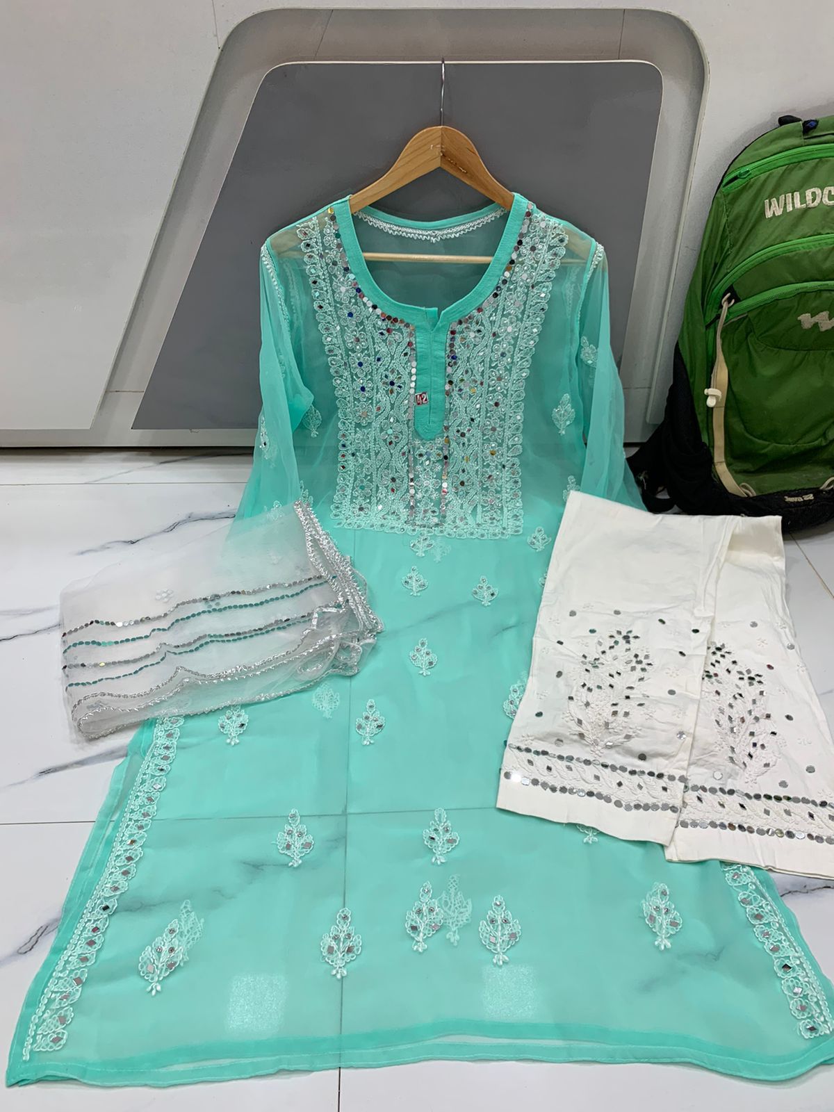 Chaand Mirror Work Suit
