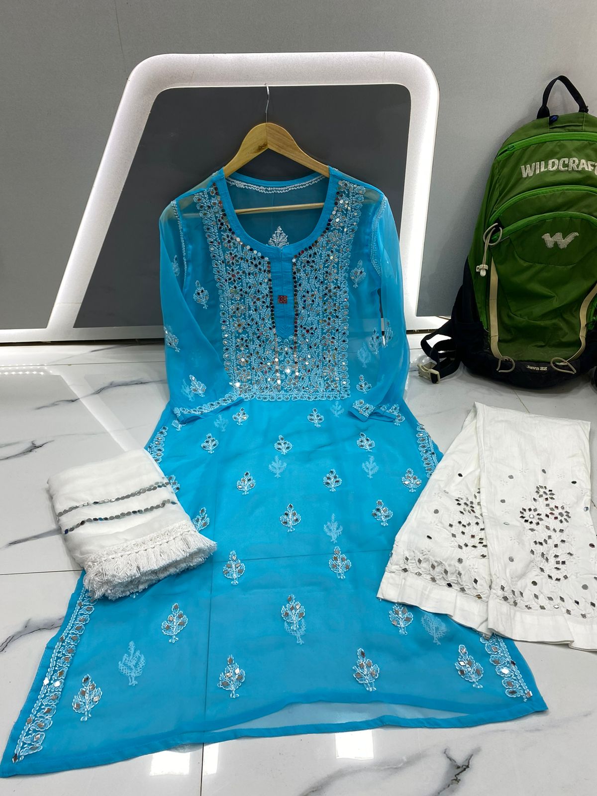 Chaand Mirror Work Suit