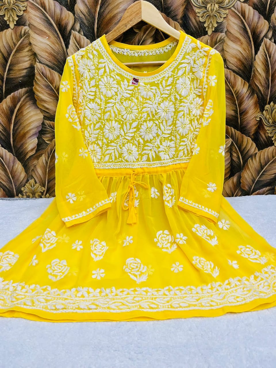 Gul Chikankari Top