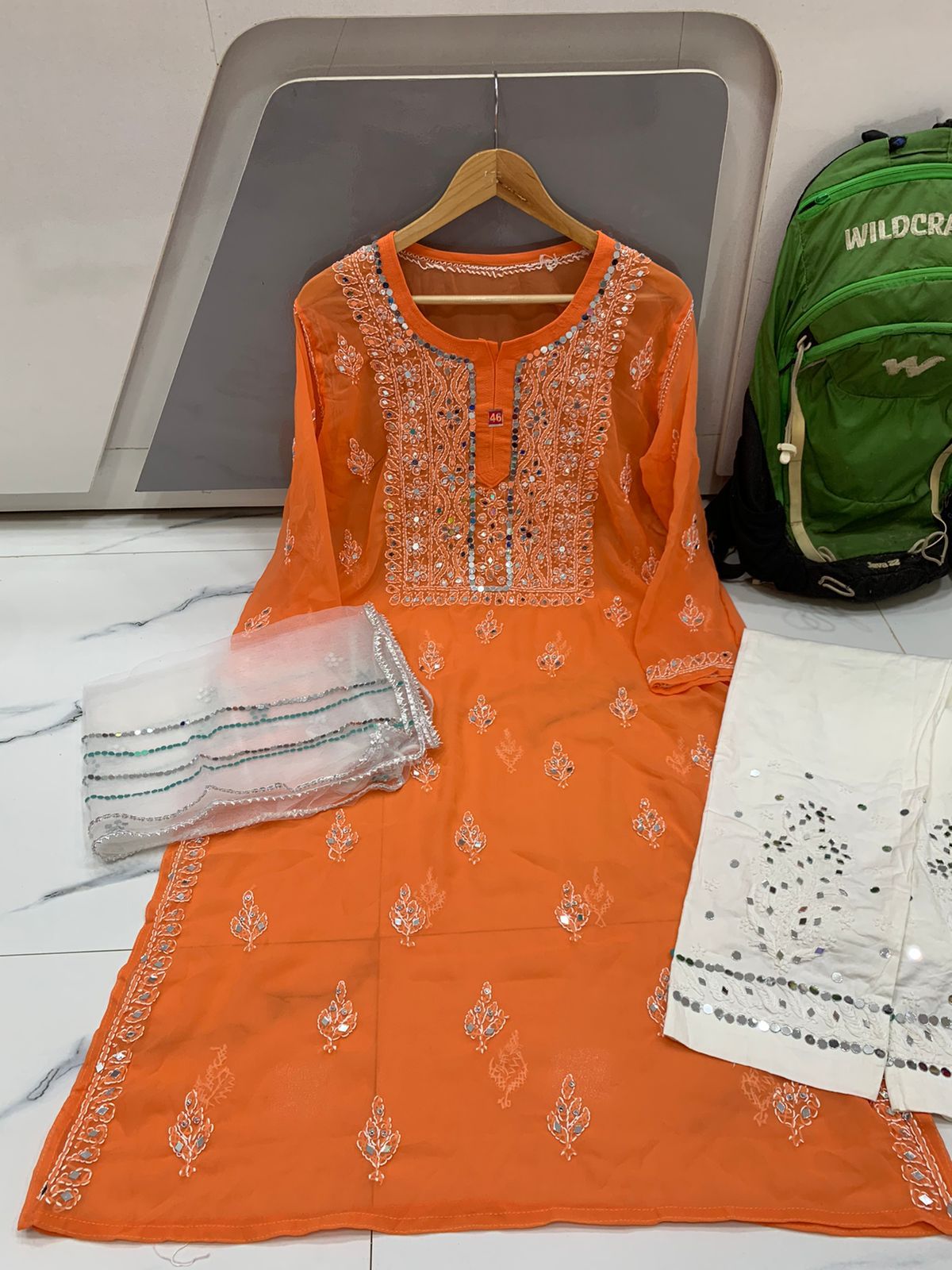 Chaand Mirror Work Suit