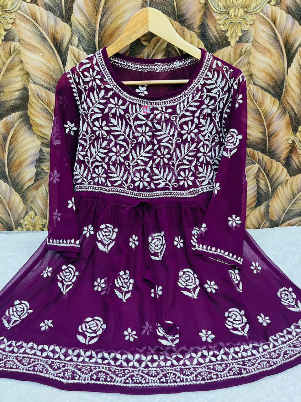 Gul Chikankari Top