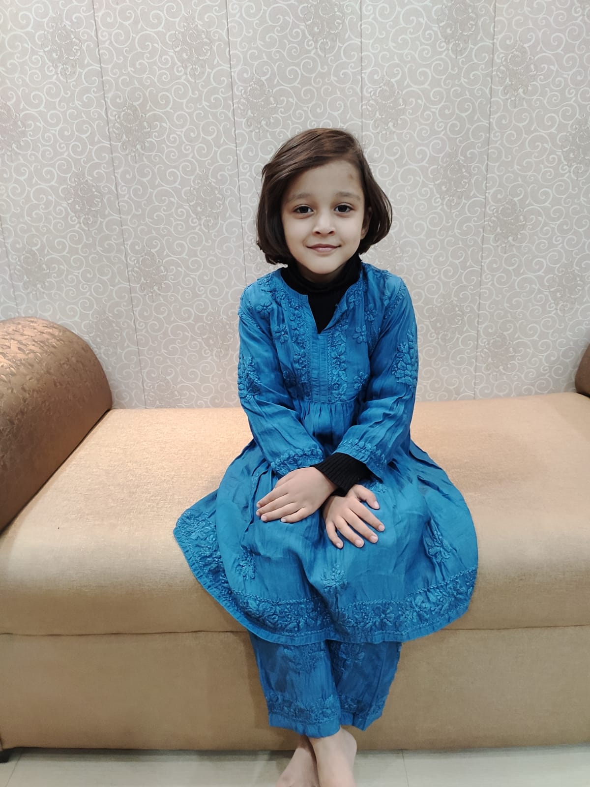 Kids Chikankari Set